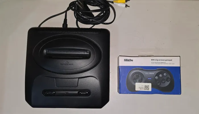 Mega Drive 3 Tec Toy com Controle de 6 botões 8Bitdo Original sem Fio