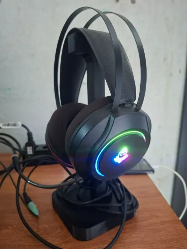 Fone gamer mancer com rgb