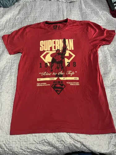 Camiseta Superman Liga da Justiça Tamanho 2G