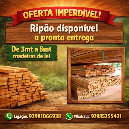 RIPÃO TERRA FIRME 3MT ORÇAMENTO 24H