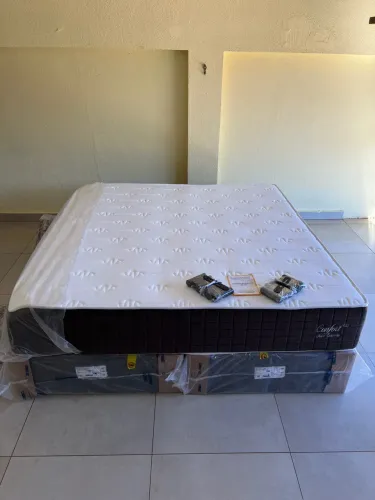 Cama SUPER KING NOVA Colchão de Molas e Espuma MARAVILHOSA - Entrega Grátis 