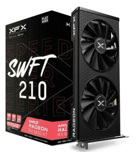 Placa de Video XFX Radeon RX 6650 XT Speedster Swft210, 8GB, GDDR6, 128-bit, RX-665X8DFDY