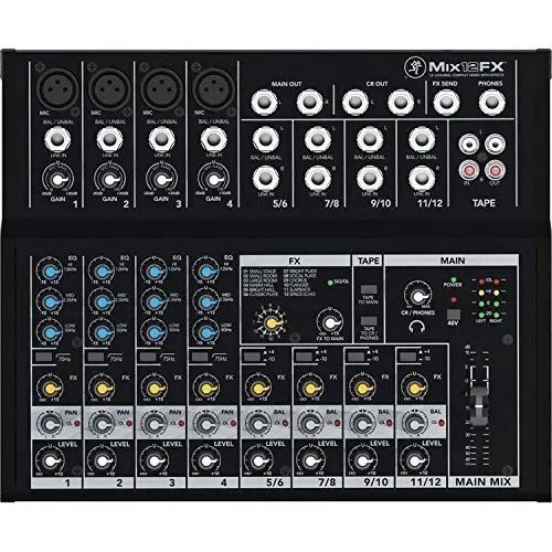 Mesa de Som Mackie MIX12FX | Excelente