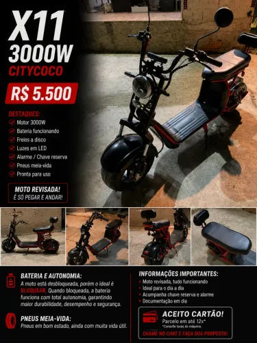 SCOOTER CITYCOCO X11 3000w 2023