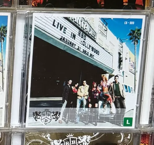 CD + DVD RBD LIVE IN HOLLYWOOD (LACRADO)