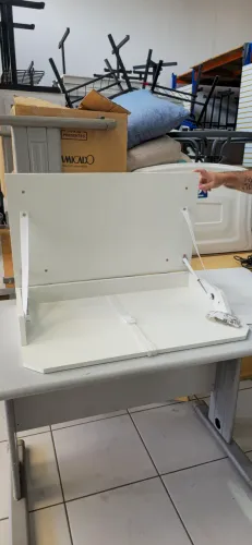 Trocador de Fraldas Bebê Fraldário Parede Mesa Retrátil Dobrável Branco Madeira Grande 