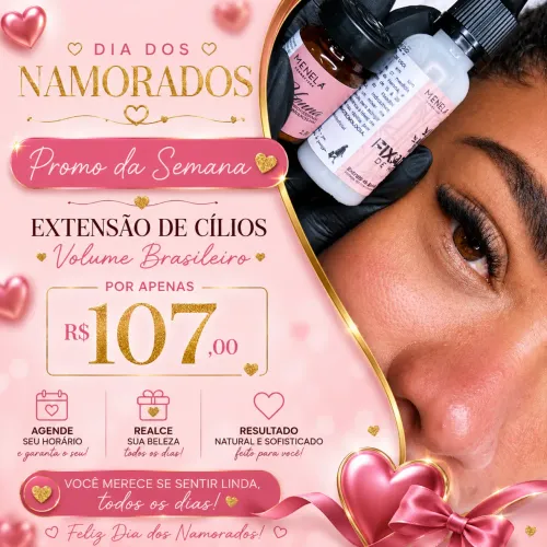 Extensão de cílios Volume Brasileiro