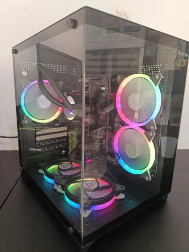 Pc gamer TOP, R5 4600G, Water Cooler