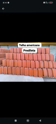 Telha americana resinada 