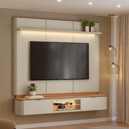 Painel Home Ferraz 1,80m Design Moderno t87