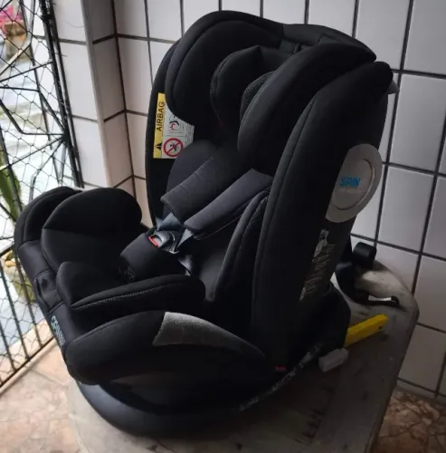 Cadeirinha Para Carro Com Isofix 360° Giratoria de 0 A 36kg - Spin Burigotto