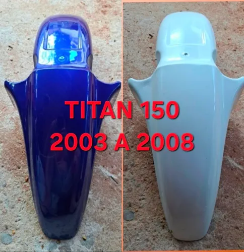 Paralamas para Titan Fan 150 de 2003 a 2008 aceito cartão