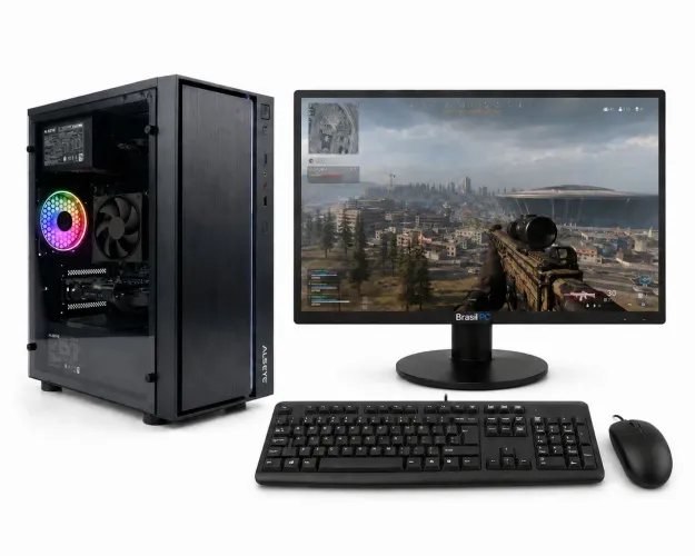 Pc Gamer Completo- i5/8G/SSD 128 - Placa de vídeo RX 560 4G - Tela 19