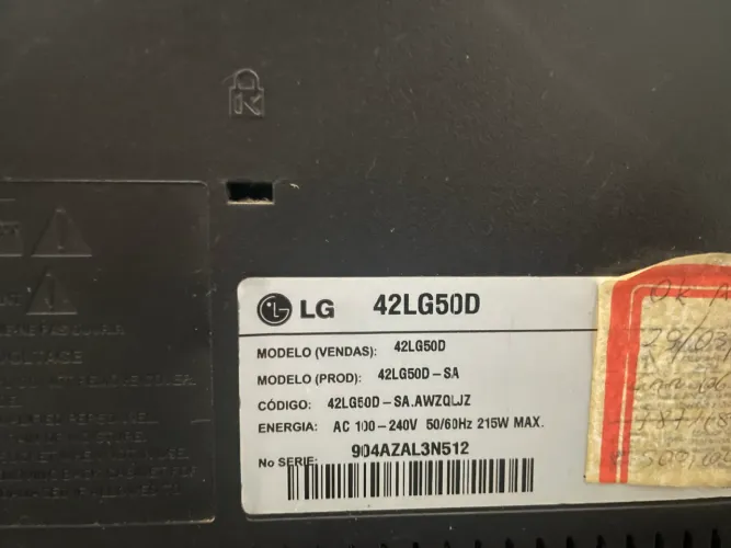 Tv LG tela não liga