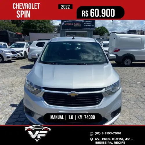 Chevrolet Spin LS 1.8 8V Econo.flex 5P Mec. 2022