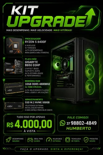 Kit Upgrade AM5 - 32GB - 500GB