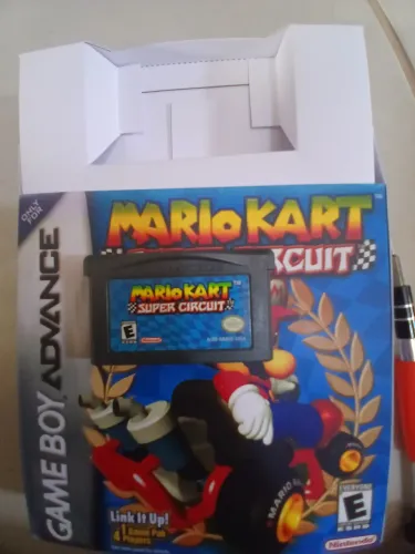 Mario kart super circuit game boy advance original