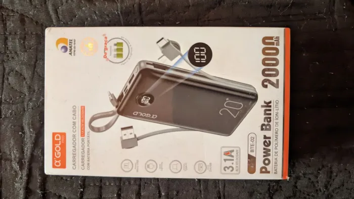 Carregador portátil 20.000 mAh