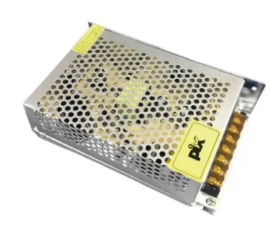 Fonte 12V 10A 120W para Fita LED Pix Iluminação Modelo Metálico