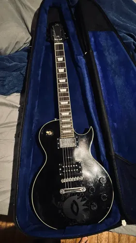 Guitarra SX Les Paul + Tarraxas com Trava + Case (Veludo Azul) - Regulada Recentemente