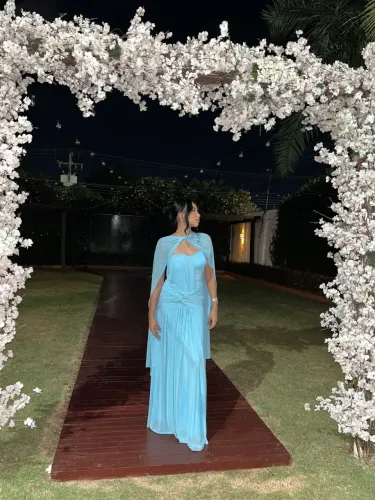 Vestido de festa usado uma única vez novinho impecável sem marca de uso tamanho P