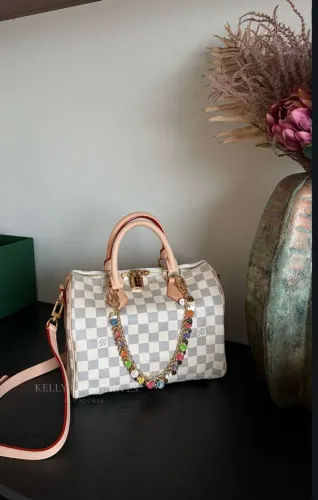 Bolsa speedy bandouliere 25 em couro louis Vuitton
