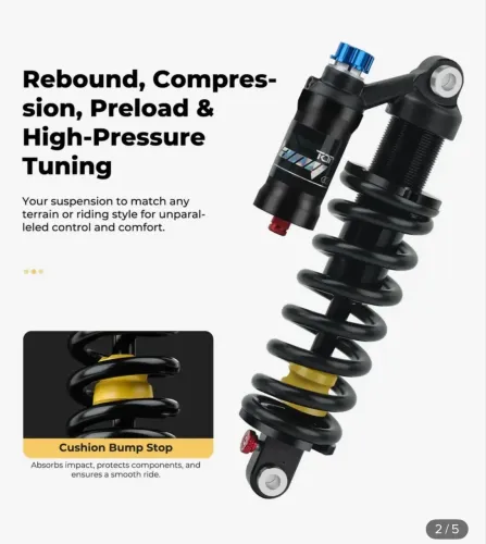Novo! Amortecedor traseiro mountainbike downhill suspensão t