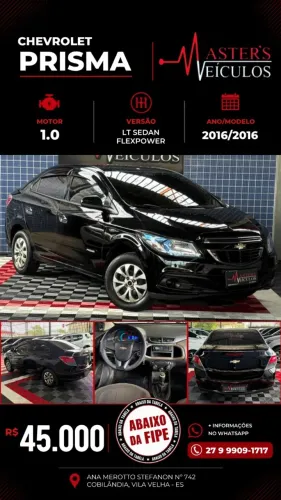 Chevrolet Prisma Sed. LT 1.0 8V Flexpower 4P 2016