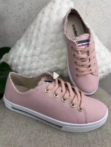 TÊNIS FEMININO ROSA DA MOLECA