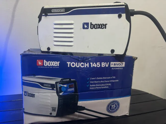 Máquina de Solda Boxer Touch 145 BV 140A Bivolt Completa