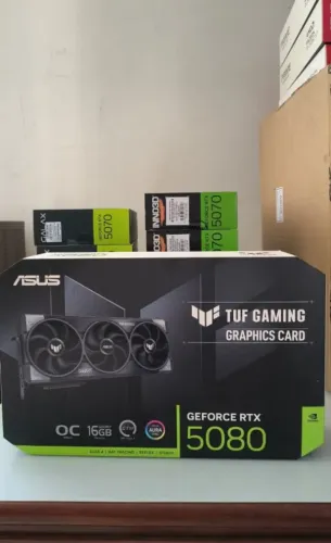 RTX 5080, ASUS TUF, 16GB, GDDR7 - SOMOS LOJA