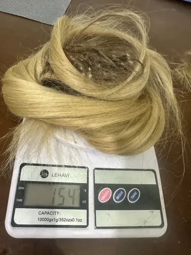 Mega Hair loiro natural