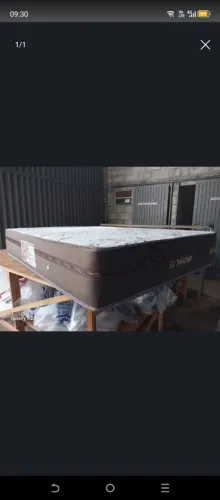 Colchão casal magnético com aparelho de massa 