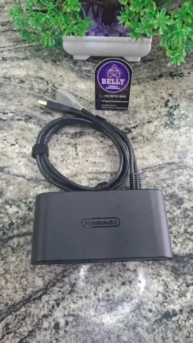 ADAPTADOR DE CONTROLES GAME CUBE PARA SWITCH E WII-U ORIGINAL
