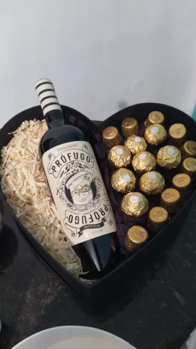 Caixa cartonada coração 