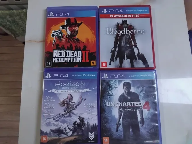 Jogos ps4 mídia física