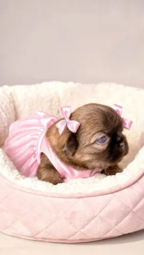 Bebês shihtzu mini