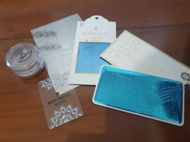 Kit carimbo para unha