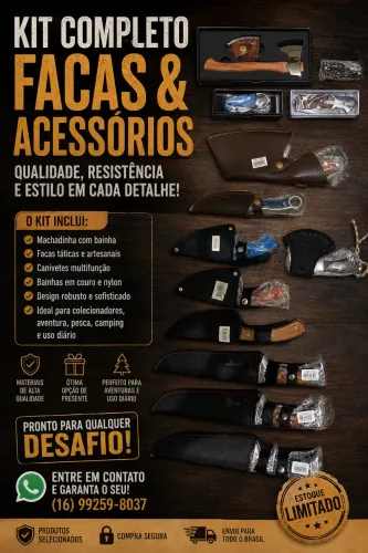 Facas Táticas e Churrasco