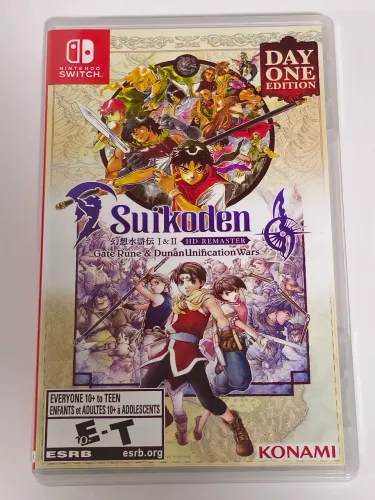 Suikoden I e II HD Remaster. Day One Edition. Jogo de Nintendo Switch