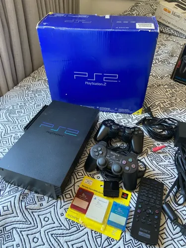 ps2 Fat Original na Caixa 