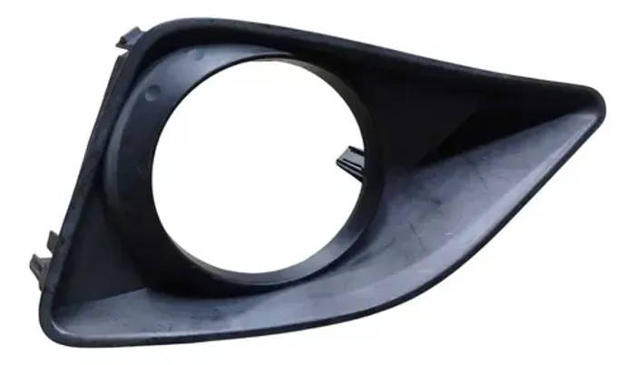 Moldura Farol Milha Esquerdo Corolla 2009 2010 2011 2012 Preto Esquerdo