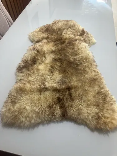 Tapete pelego natural de ovelha/ PAGAMENTO SÓ EM PIX! 