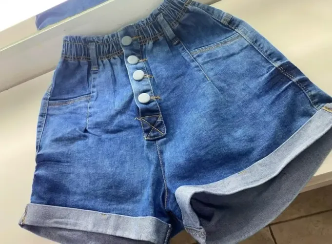 SHORT JEANS FEMININO / NOVO !
