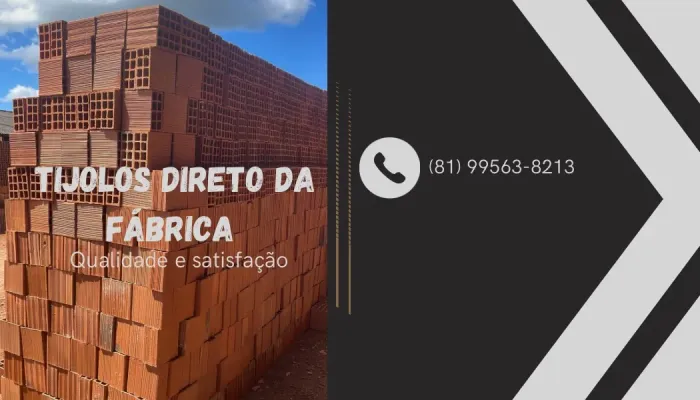TIJOLOS DIRETO DE FÁBRICA