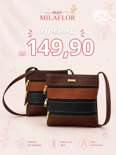 Bolsa Couro Fino