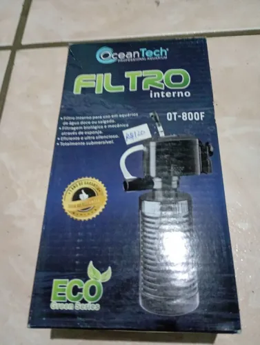 Aquecedor e filtro da Oceano tech.