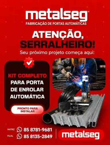 Porta de enrolar automática - Para instaladores