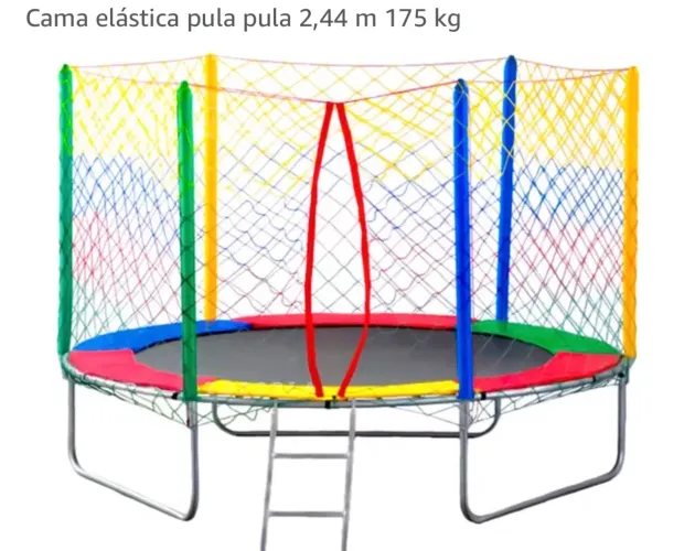 Cama elástica pula pula 2,44 m 175 kg