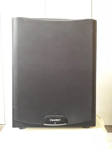 Subwoofer Ativo Paradigm PDR-10 v.4 (Com Defeito) - Alto-falante e Tela Impecáveis